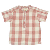 REX Square Print Boy's Top - Mauve