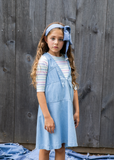 DENIM Tuxedo Collar Jumper - LIGHT DENIM JUMPER