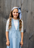 DENIM Tuxedo Collar Jumper - LIGHT DENIM JUMPER
