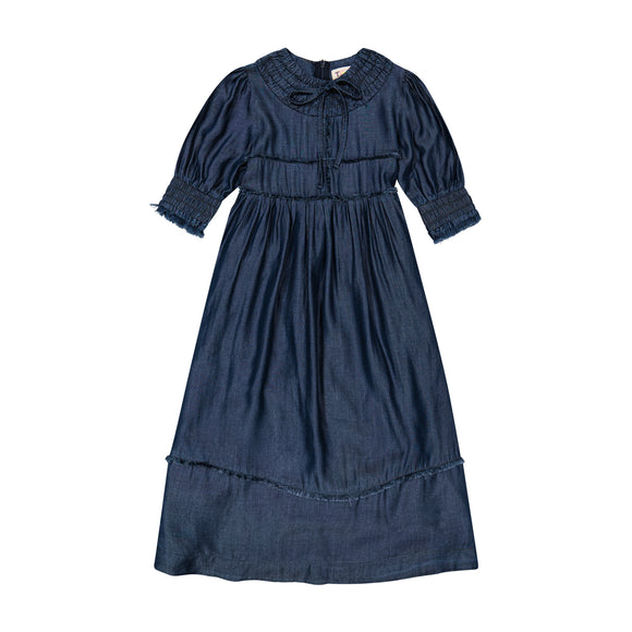 DENIM Tencel Maxi Dress - DARK DENIM