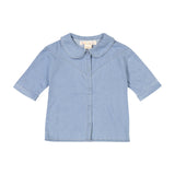DENIM Peter Pan Girl's Top - LIGHT DENIM