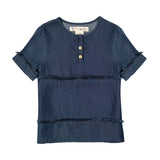 DENIM Tencel Boy's Top - DARK DENIM