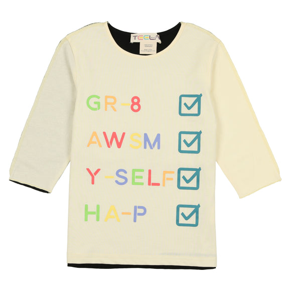 Ruffle Tshirt - SAND