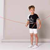 Boy's Zipper Square Tshirt