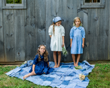 DENIM Collar Baby Doll Dress - DARK DENIM