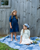 DENIM Collar Baby Doll Dress - DARK DENIM