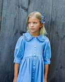 DENIM Collar Baby Doll Dress - LIGHT DENIM