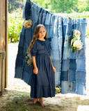 DENIM Tencel Maxi Dress - DARK DENIM