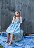 Striped Denim Dress - PASTEL STRIPE