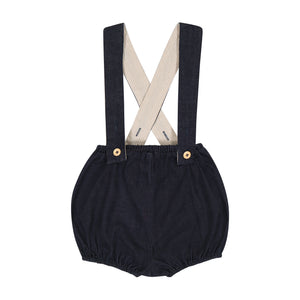 DENIM Baby Boy Overall - DARK DENIM