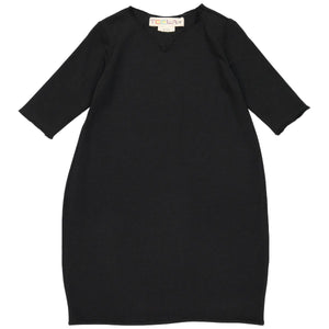 Basic Bubble Dress - BLACK
