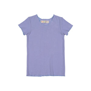 RIB Basic BOY/GIRL Tshirt - Periwinkle