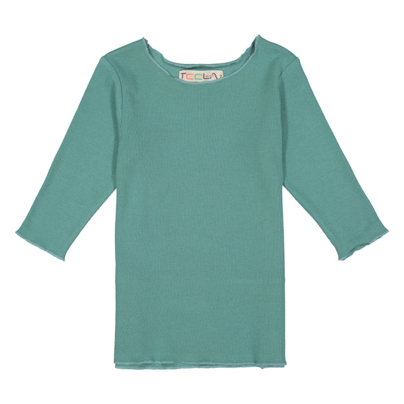 RIB Basic GIRL Tshirt - Artichoke