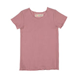RIB Basic BOY/GIRL Tshirt - Mauve