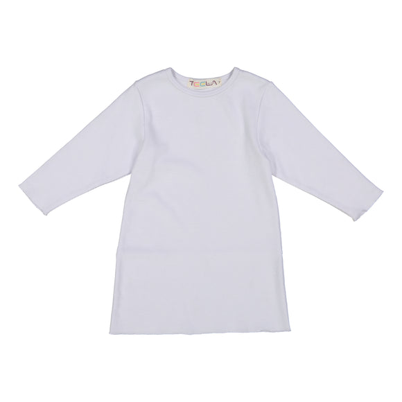 RIB Basic Girl Tshirt- WHITE