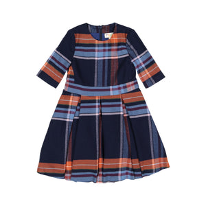 EMA Plaid Box Pleat Dress - FINAL SALE