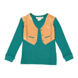V-NECK Boy's Vest T-Shirt - runs small size up - FINAL SALE