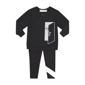 PEEK-A-BOO Baby Set - Black