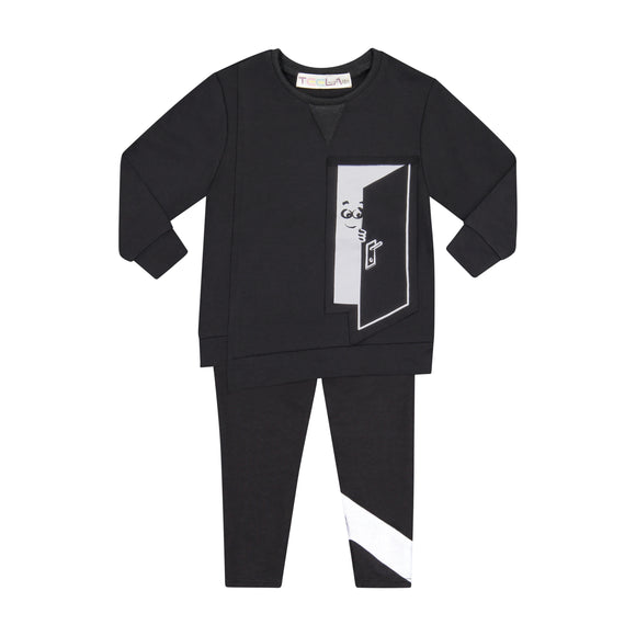 PEEK-A-BOO Baby Set - Black