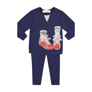 SNEAKER Baby Set - Navy