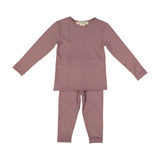 RIB 2 Piece Loungeware - Mauve -FINAL SALE