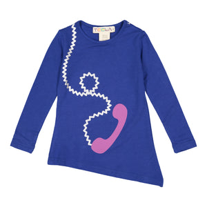Asymmetric Girl's Phone Tshirt - RUNS SMALL SIZE UP - FINAL SALE