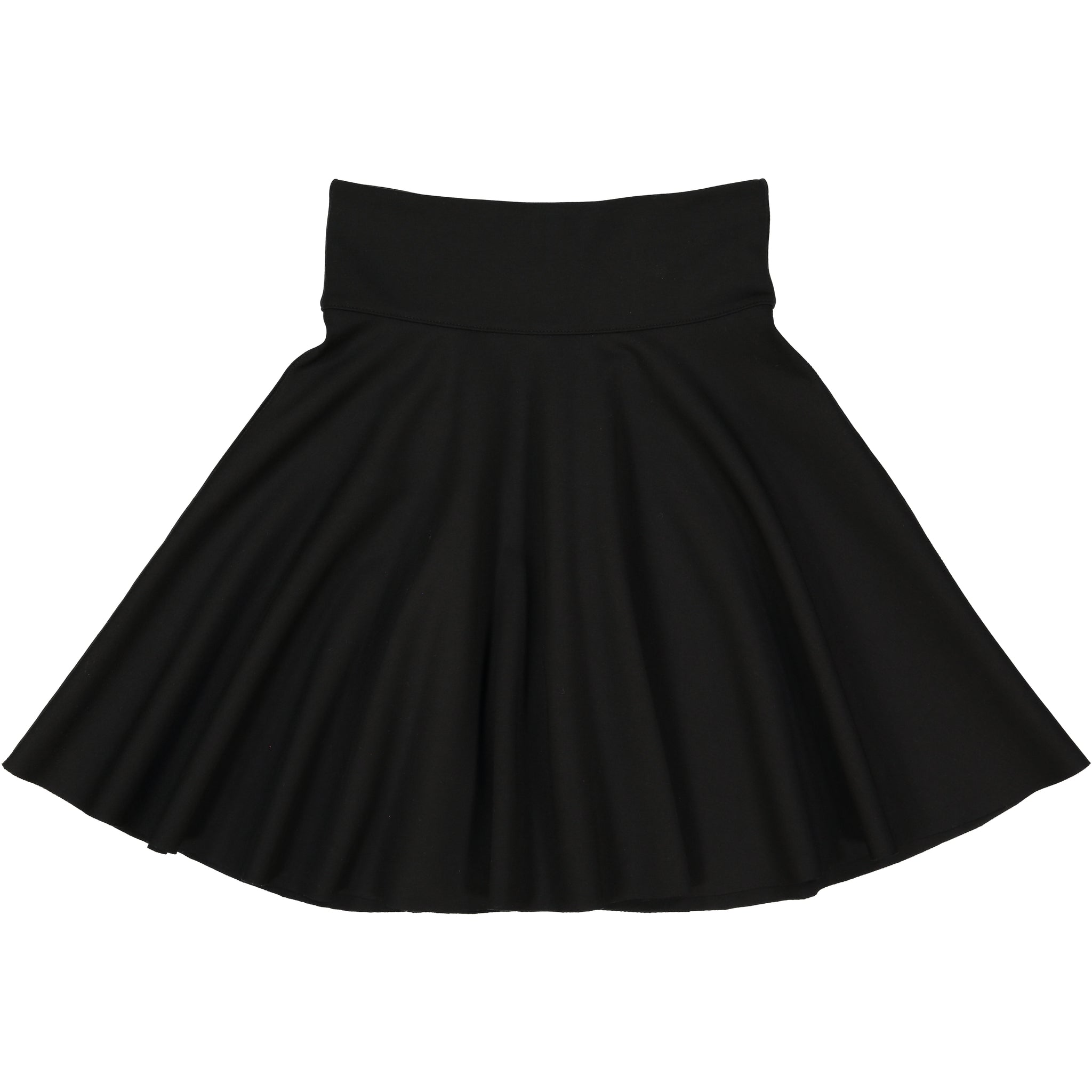 PONTE Circle Skirt Black – TeelaNYC - Main Image