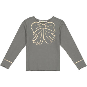 KIM Bow Print Top