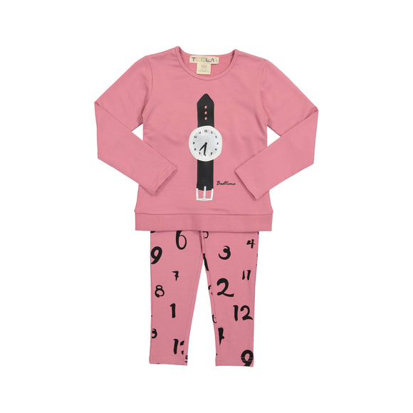 2 Pc Lougeware - Bedtime - Bubble Gum - FINAL SALE