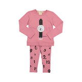 2 Pc Lougeware - Bedtime - Bubble Gum - FINAL SALE
