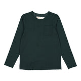 RIB Basic BOY Tshirt Hunter Green - FINAL SALE