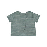 BEN Baby Boy Stitch Overlay Top- artichoke - FINAL SALE