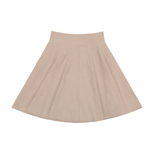 Rib circle skirt- POWDER DUST - FINAL SALE