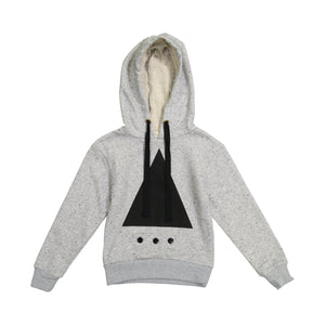 SKI Triangle Hoodie Top - size up - FINAL SALE