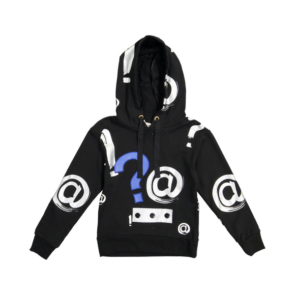 JAI Punctuation Hoodie Top - size up - FINAL SALE