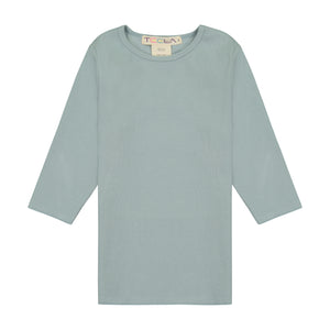 RIB Basic Girl Tshirt- SPRING SAGE - FINAL SALE