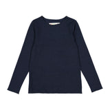 RIB Basic GIRL Tshirt Navy Blue - FINAL SALE