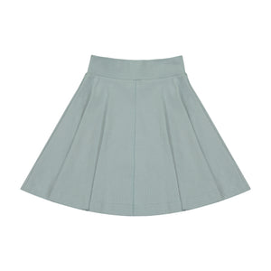 Rib circle skirt- SPRING SAGE - FINAL SALE