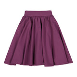 Plum - Ponte Circle Skirt - FINAL SALE