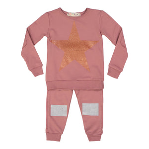 2 Piece STAR Loungeware - Mauve - FINAL SALE