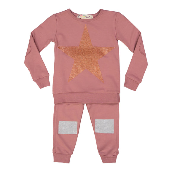 2 Piece STAR Loungeware - Mauve - FINAL SALE