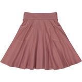 KNIT circle skirt - MAUVE