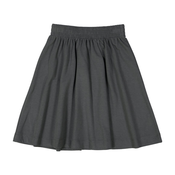BASIC KNIT SKIRT - grey