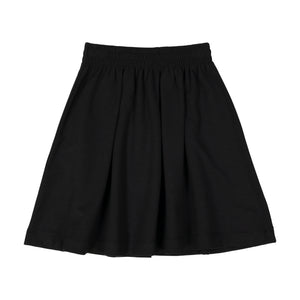 BASIC KNIT SKIRT - black