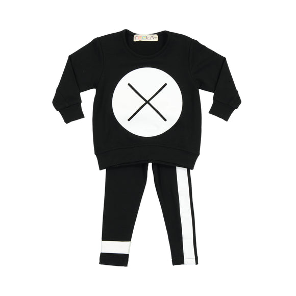 BABY X Marks the Spot Set - Black - FINAL SALE