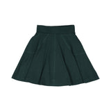 RIB Circle Skirt Hunter Green - FINAL SALE