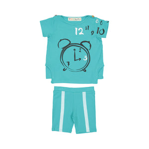 CLOCK Baby Set - Robin Blue - FINAL SALE