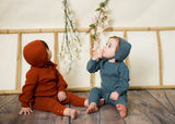 BABY Cable Knit Set - PUMPKIN - FINAL SALE