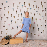 Waffle Skirt - POWDER BLUE