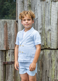 Boy's Suit - BLUE GINGHAM